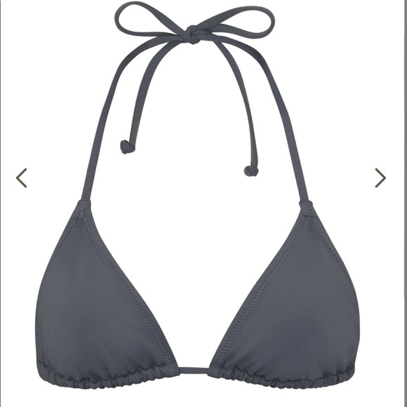 SKIMS Other - SKIMS SWIM - Triangle Top - Gunmetal